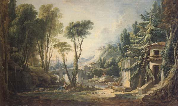Francois Boucher Desian fro a Stage Set china oil painting image